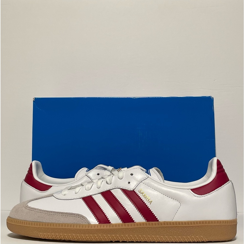 Adidas Samba Og “Footwear White/Collegiate Burgundy/Gum Three”